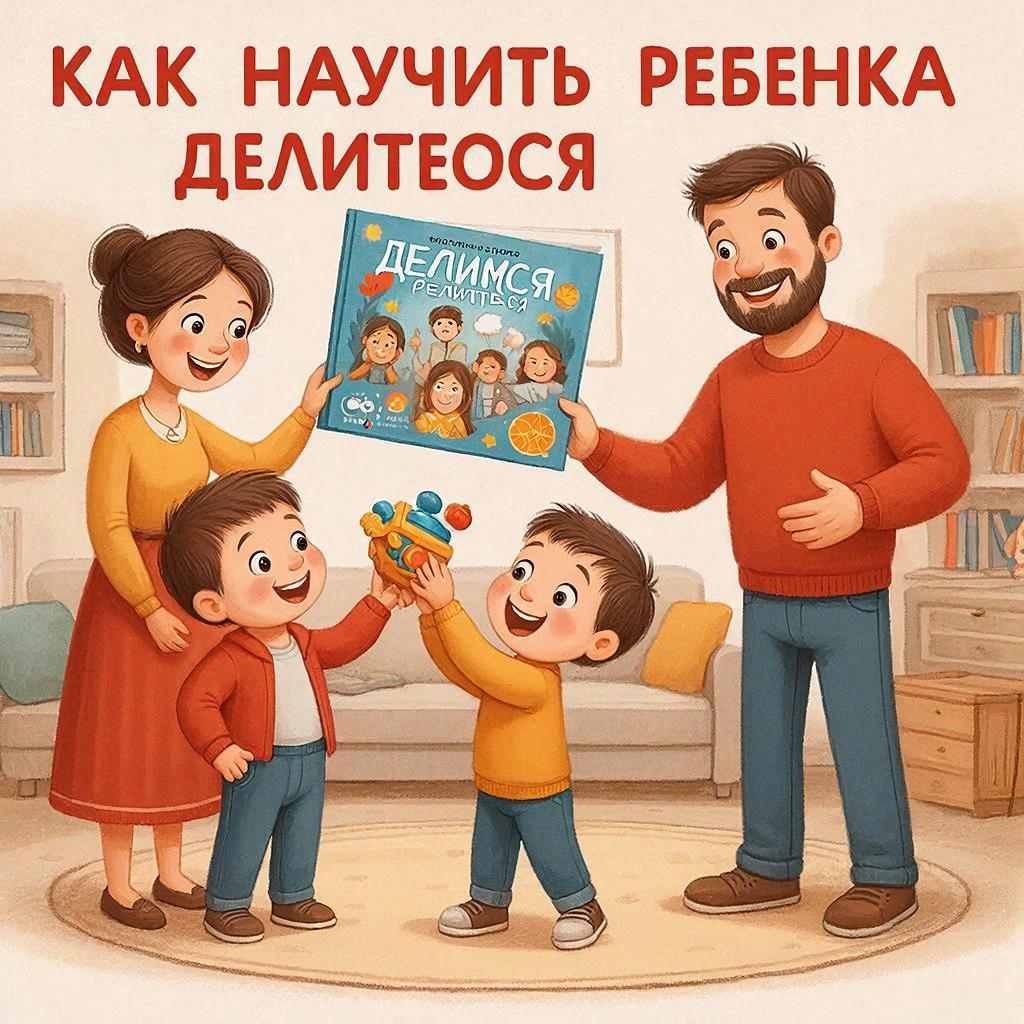 Как научить ребенка делиться: пошаговый гид для родителей