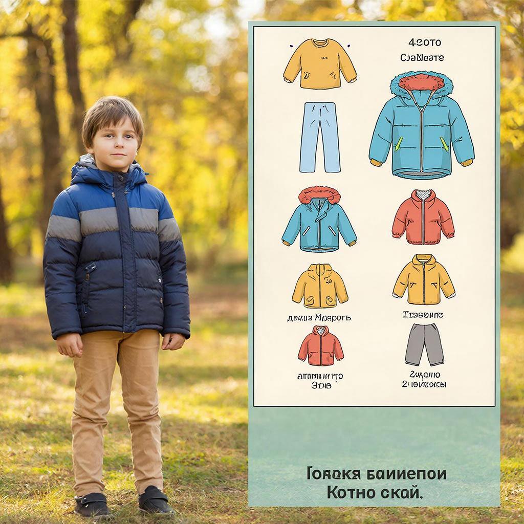 Как одевать ребенка осенью по погоде: слои, таблица и ошибки