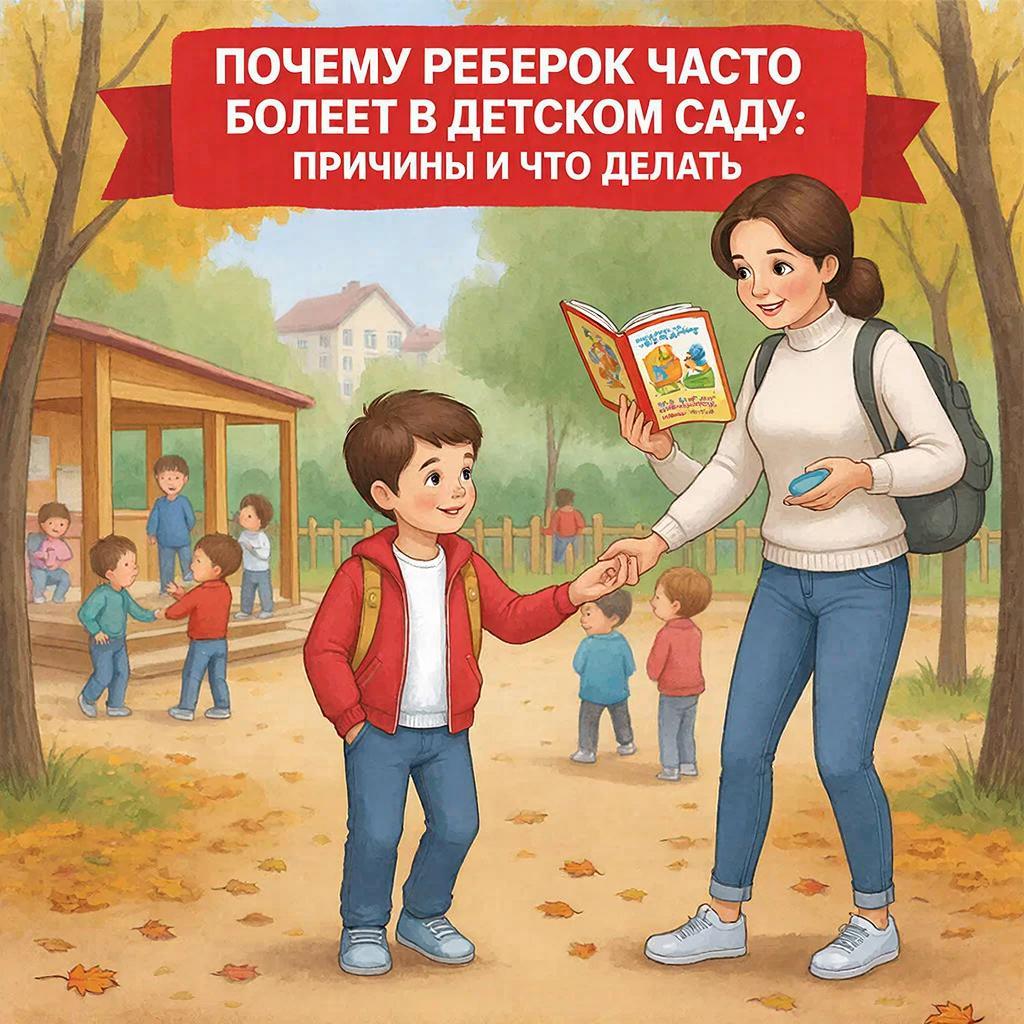 Почему ребенок часто болеет в детском саду: причины и что делать