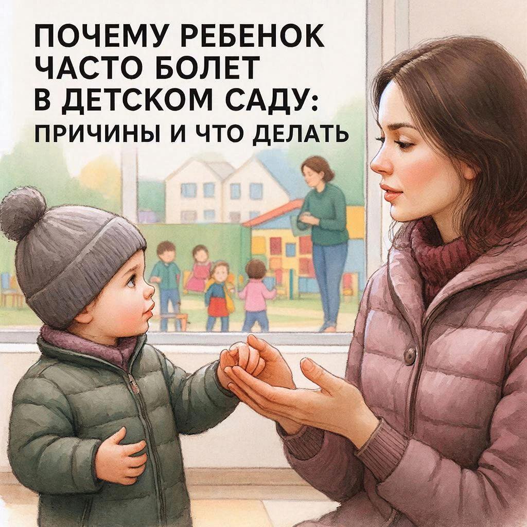 Почему ребенок часто болеет в детском саду: причины и что делать