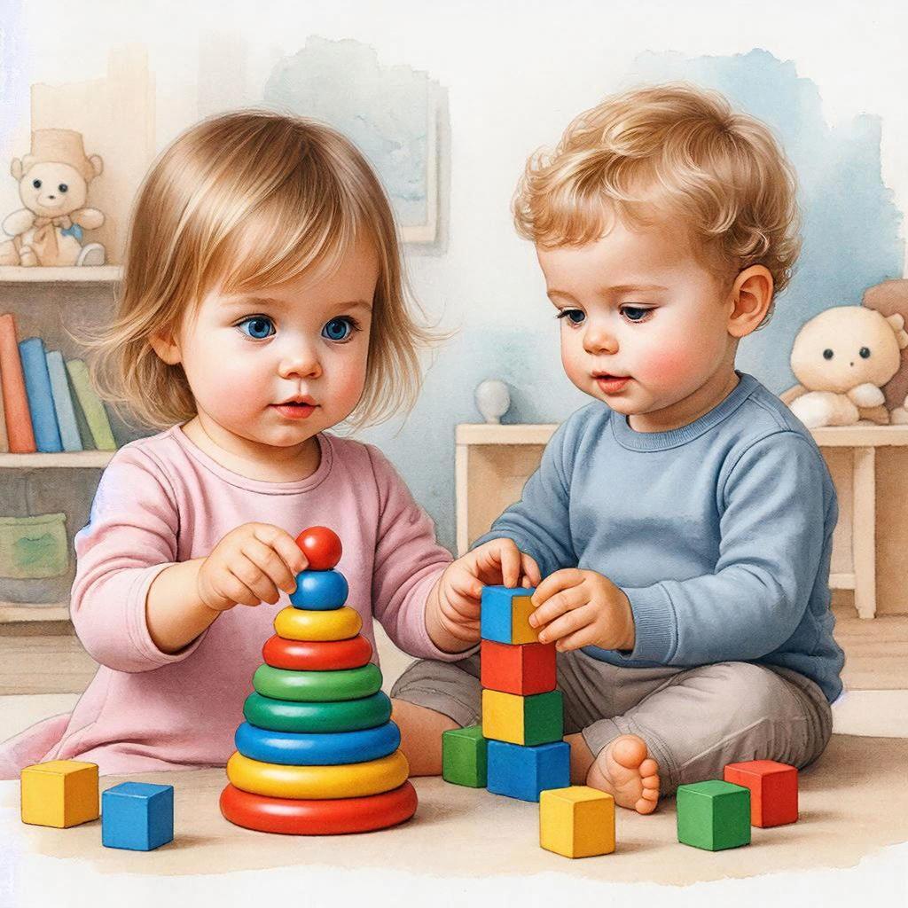 Развивающие игры для детей 2 лет: что выбрать и как играть